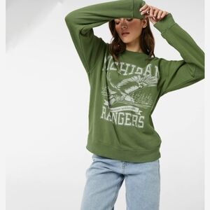 Michigan Graphic Printed Crew Neck Sweatshirt  Large